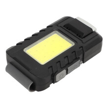 Luz LED para correr con clip, 6 modos de brillo, portátil y de mano, carga USB magnética fuerte, adecuada para corredores y corredores.