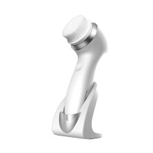 Brosse nettoyante visage rechargeable IPX-7 étanche avec 3 têtes de brosse Brosse nettoyante visage électrique pour femmes