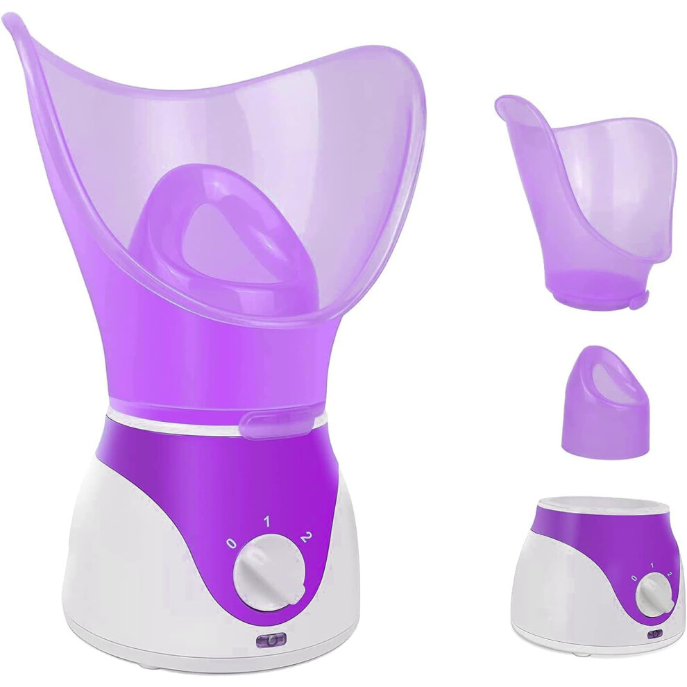 Chronus Facial Steamer For Skin Care, Deep Cleansing, Blackhead Extractor, Home Spa(Purple)