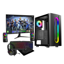 Fast Gaming PC Bundle Core i7 16GB RAM 1TB & 128GB SSD 4GB GT730 22' + Speakers