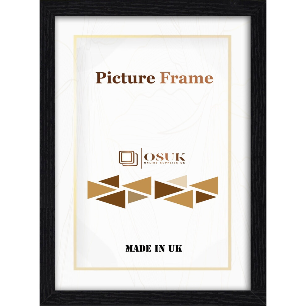 (Black, 24" x 16" (61.0 x 40.6 cm)) Picture Photo Frame Poster Frames A1 A2 A3 A4 A5