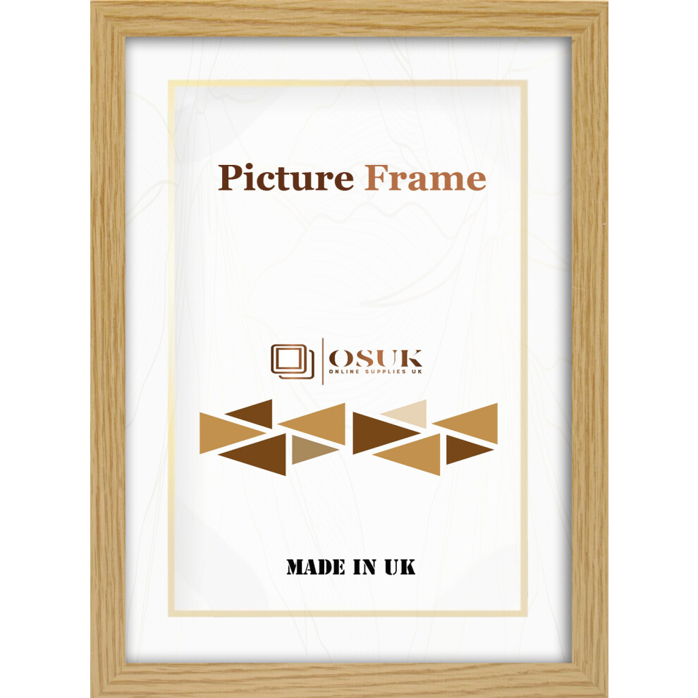 (Oak, 18" x 12" (45.7 x 30.5 cm)) Picture Photo Frame Poster Frames A1 A2 A3 A4 A5