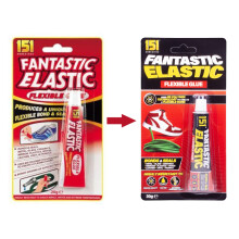 Fantastic Elastic Flexible Glue for Vinyl Leather Fabric Plastic Wood Shoes Glas