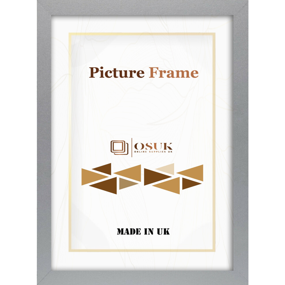 (Silver, A1 (59.4 x 84.1 cm)) Picture Photo Frame Poster Frames A1 A2 A3 A4 A5