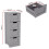 (Grey) Priano 4 Drawer Freestanding Storage Bathroom Unit 7