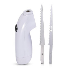 Cordless Electric Knife for Meat, Fruit & Veggies, White