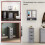 (Grey) Priano 4 Drawer Freestanding Storage Bathroom Unit 6