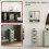 (Grey & Oak) Priano 4 Drawer Freestanding Storage Bathroom Unit 3