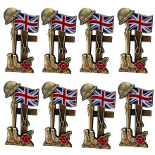 (8pcs) Poppy Badges and Pins 2024 Never Forget