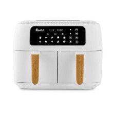 SWAN Nordic Dual 8L 13-in-1 Air Fryer in White SD10410WHT