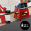 KEPLIN 9 inch Folding Step Stool Non-Slip Foldable stool, Red 5
