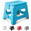 KEPLIN 11 inch Folding Step Stool Non.Slip Foldable stool, Blue 1