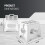 KEPLIN 11 inch Folding Step Stool Non-Slip Foldable stool, White 3