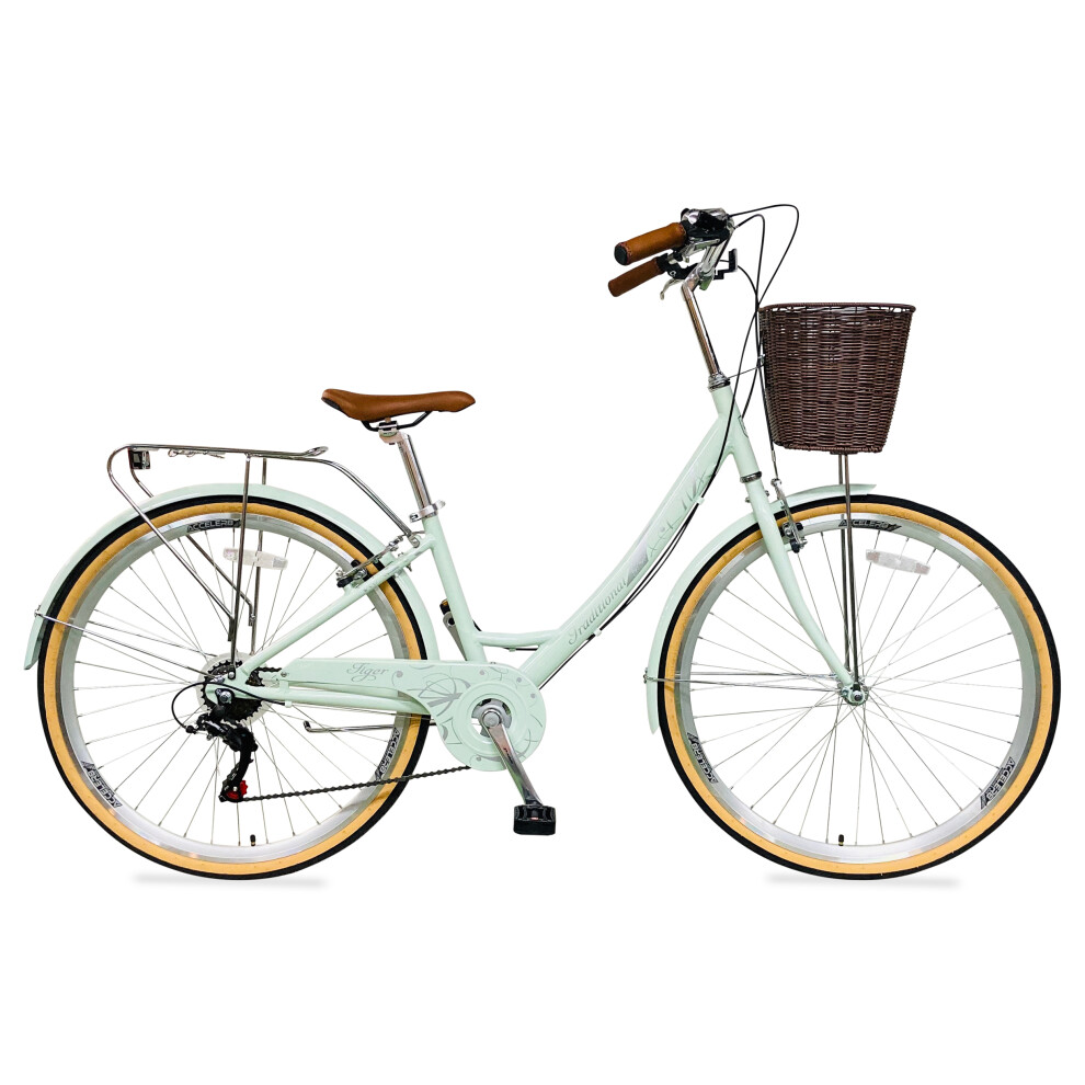 (17 Inch , Mint ) Tiger Traditional 700c Alloy Ladies Heritage Bike