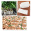 100PCS Biodegradable Non-Woven Nursery Plant Bags 12