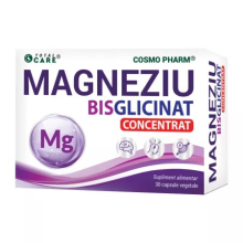 Magnesium Bisglycinate Concentrate - 140 mg per Capsule, 30 Caps [6424272014543] Supports energy, nerves, muscles, bones & teeth
