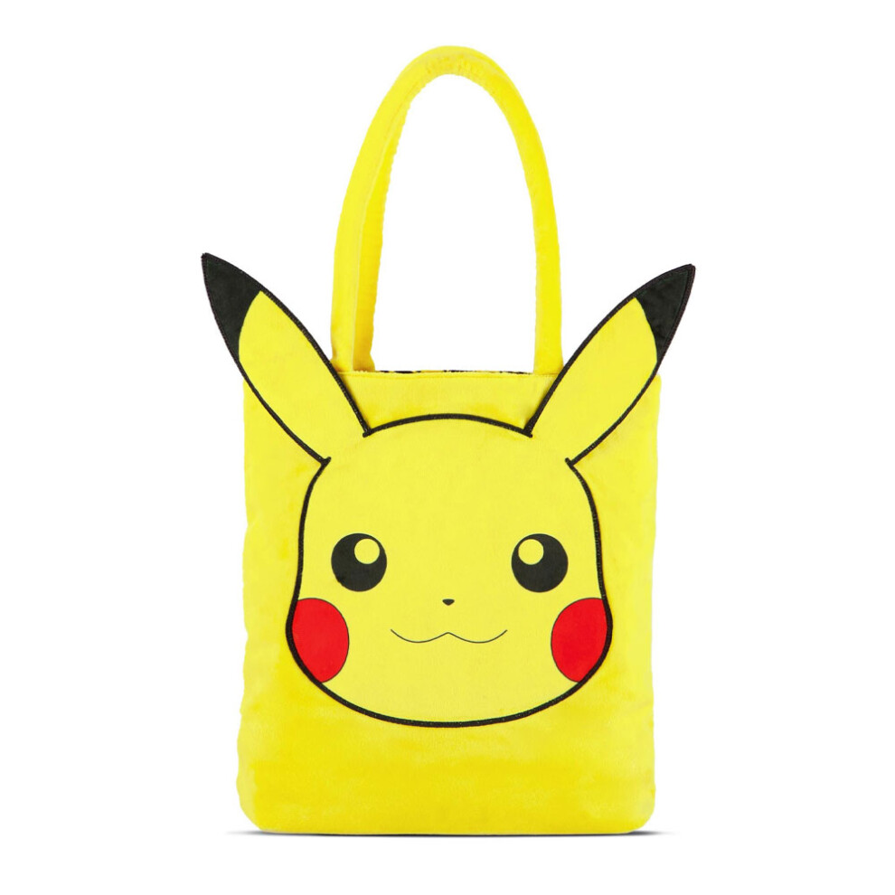 Pokemon Pikachu Novelty Plush Tote Bag