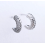 Pandora Pandora Pavé Snake Chain Pattern Hoop Earrings 299091C01 3