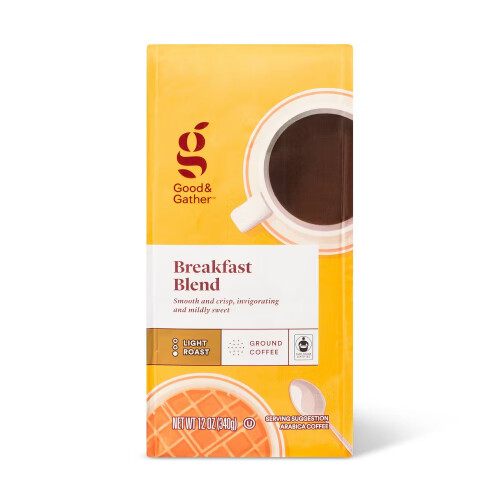 Good & Gather Breakfast Blend Light Roast Ground Coffee 12oz