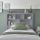 Bedmaster Oscar Grey Wooden Bookcase Ottoman Storage Bed Single 7
