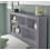 Bedmaster Oscar Grey Wooden Bookcase Ottoman Storage Bed Single 5
