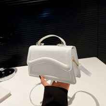 (White) Elegant Medium Size Crossbody Shoulder Bag In Classic Colors Perfect For Fall