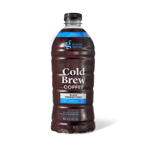 Good & Gather Vanilla Cold Brew Coffee 48 fl oz