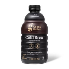 Good & Gather Cold Brew Coffee Concentrate Black Unsweetened 32floz