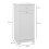 Homcom HOMCOM Bathroom Cabinet with Folding Laundry Hamper and Drawer, White 8
