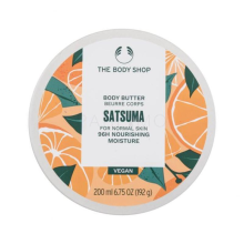 The Body Shop Satsuma Body Butter – Nährende und feuchtigkeitsspendende Hautpflege für normale Haut – Vegan – 6,75 oz