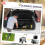 PawHut PawHut Foldable Pet Stroller w/ Detachable Carrier, Soft Padding - Grey 3