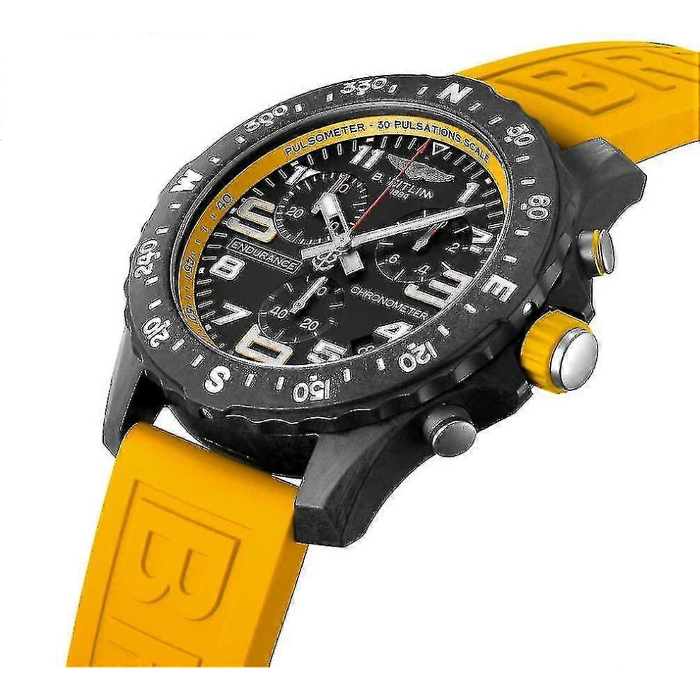 Chronograph Watch for Men Luxury Quartz High-end Sports Multi-function Six-pin Professional Men Watches