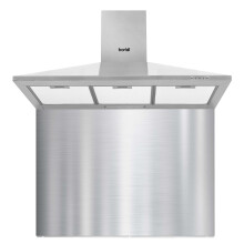 Baridi 90cm Chimney Style Cooker Hood with Carbon Filters, Stainless Steel - DH211