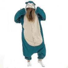 (XXL) Adults One-piece Pajama, Animal Kigurumi Onesie For Men Women Full Body Pyjama Cartoon Snorlax Pajamas Cosplay Costume