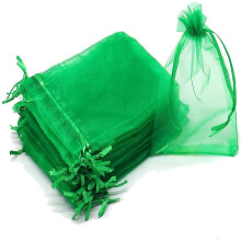 (10x15cm (50Pcs), Green) 100/50/20Pcs Grape Protection Bags with Drawstring Fruit Protection Mesh Bag Protective Pouches for Strawberry Organza Gift Bags