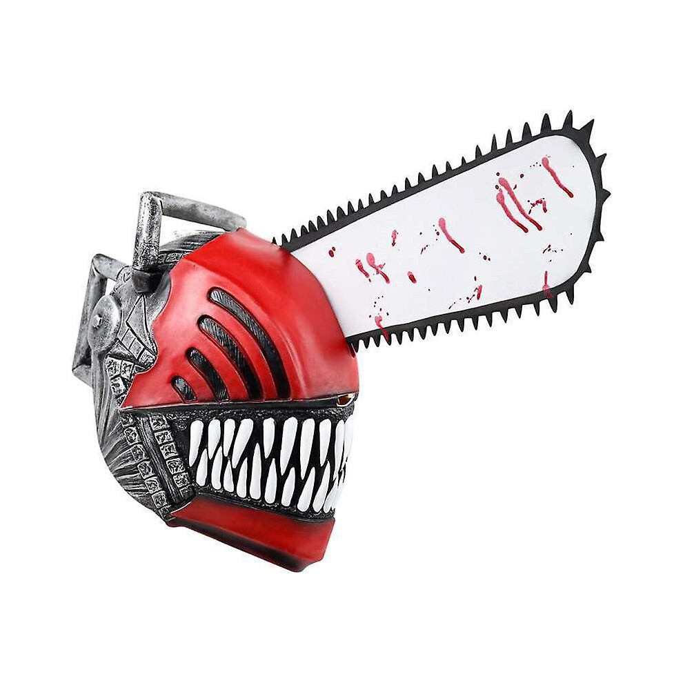 Anime Chainsaw Man Can Wear Helmet Role Saw Masks Sickle Denji Saw Cosplay Denji Cyber Accessories Dress Up Outfit Props Game-image-OPC-PFNV8JV-NEW