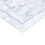 Living And Home 48Pcs Square 3D Stone Effect Marble Self Adhesive PVC Floor Tiles Waterproof, Light Grey 5