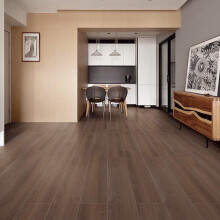 72Pcs Dark Brown Wood Effect Vinyl Flooring Self Adhesive Floor Plank