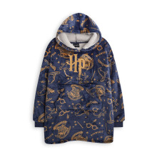 Harry Potter Blanket Hoodie (Girls Blue)