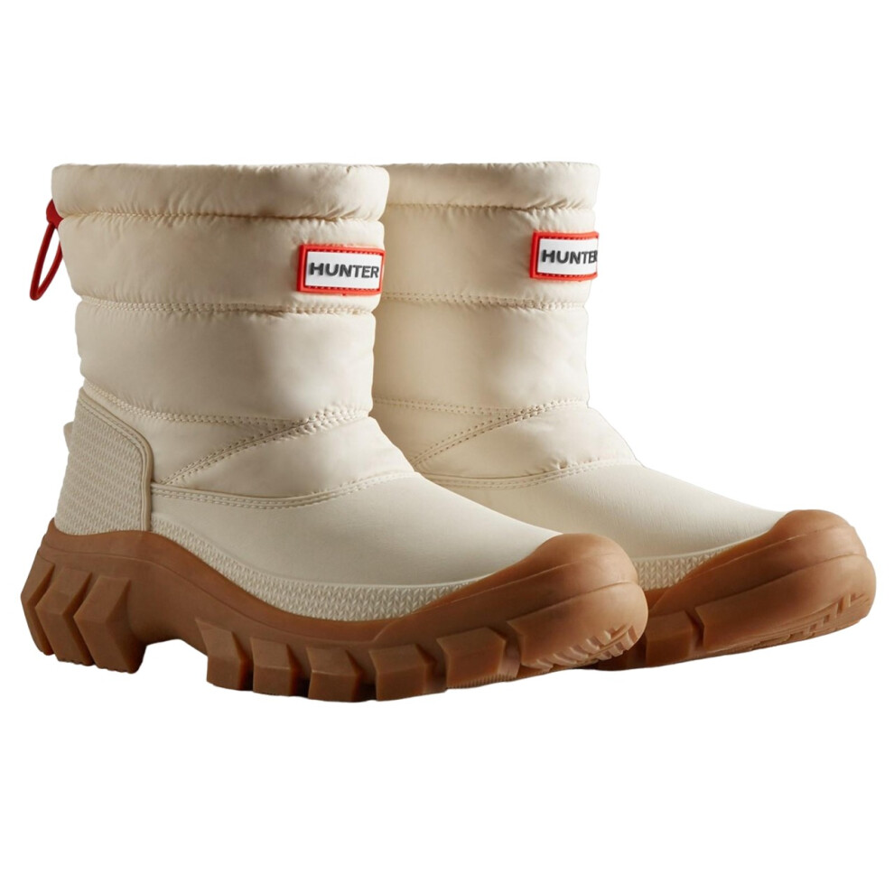 (6 UK, Willow/Gum) Hunter Womens/Ladies Intrepid Short Snow Boots