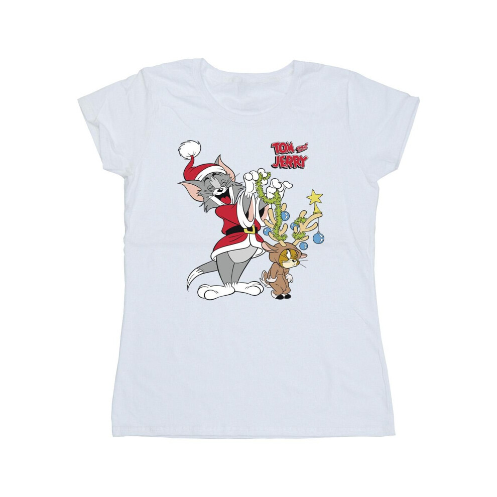 Christmas Reindeer Cotton T-Shirt