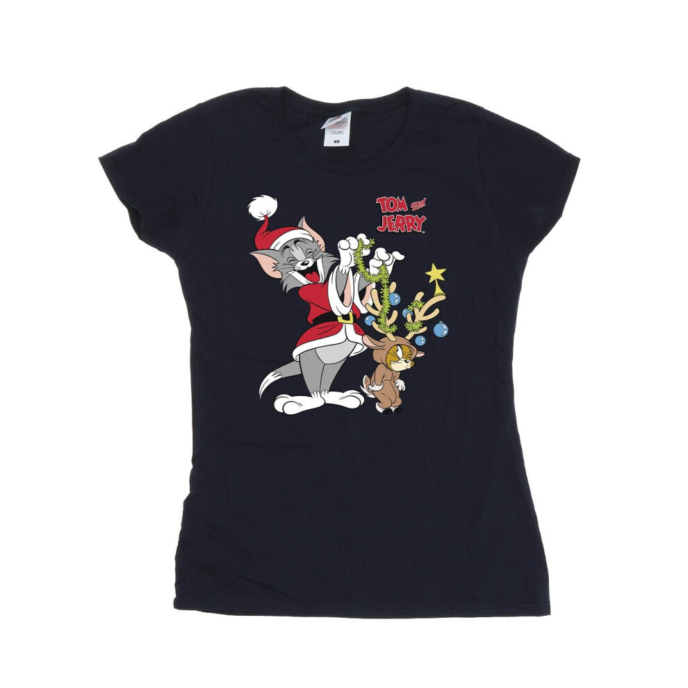 Christmas Reindeer Cotton T-Shirt