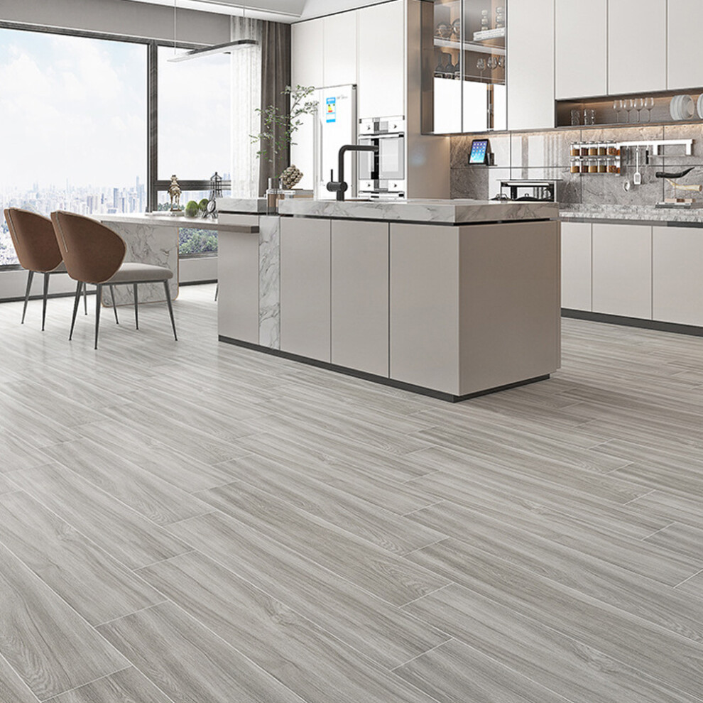 72Pcs Wooden Look Self Adhesive Vinyl Floor Tiles, Waterproof Self Adhesive Flooring Planks