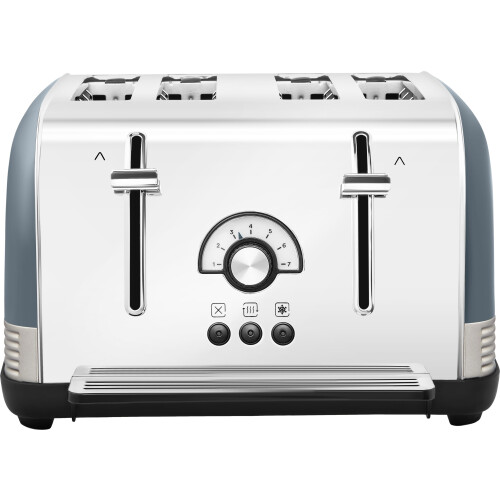 Morphy Richards Morphy Richards 240335 Venture Retro 4 Slice Toaster Basalt