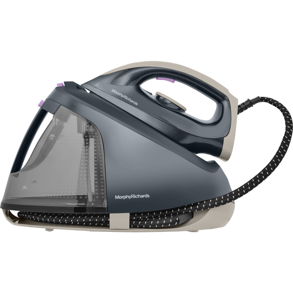 Morphy Richards 333030 Steam Generator Iron - Ceramic Soleplate, Powerful Steam Performance Black