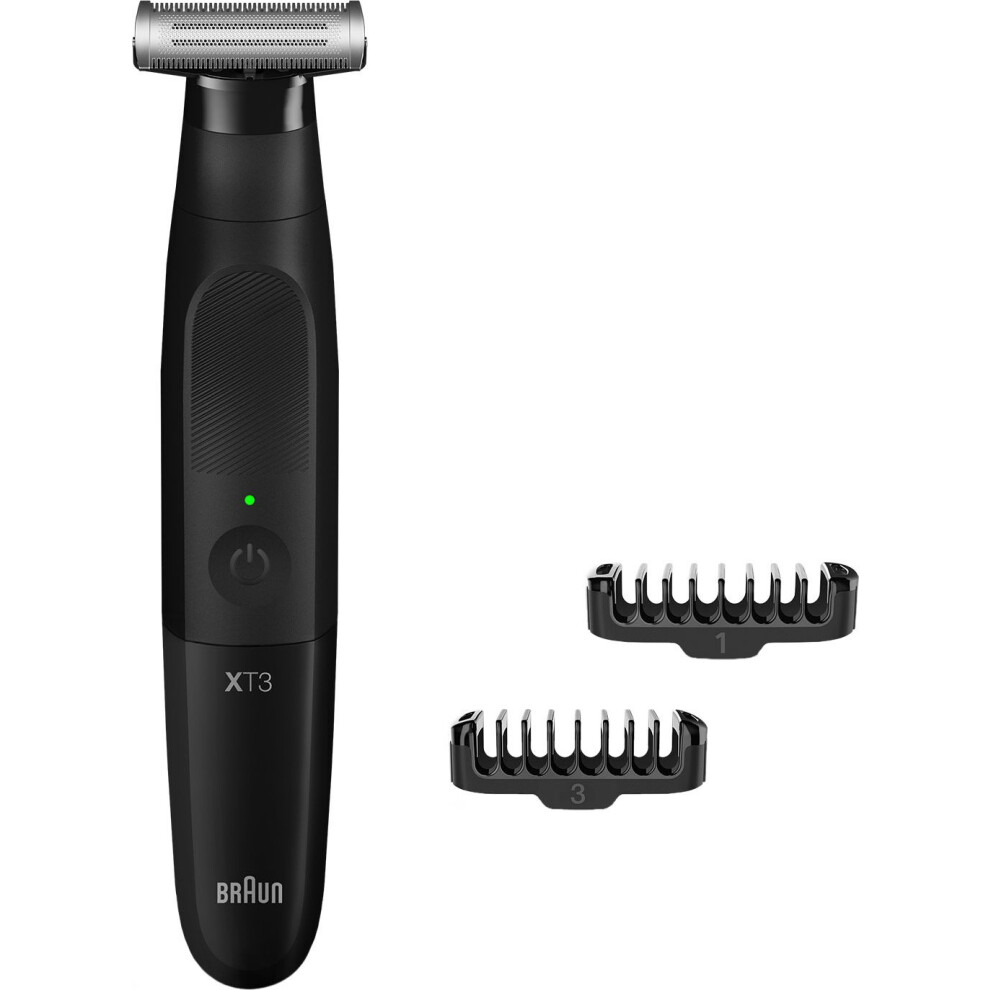 Braun Black Cordless Men's Shaver With Precision Trimmer And Pivoting Flex Head
