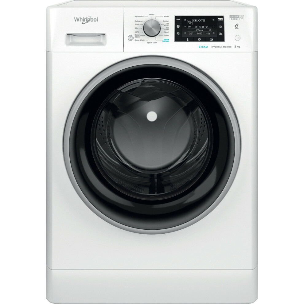 Photos - Washing Machine Whirlpool FFD 8489 BSV UK 8Kg  White 1400 RPM A Rated 