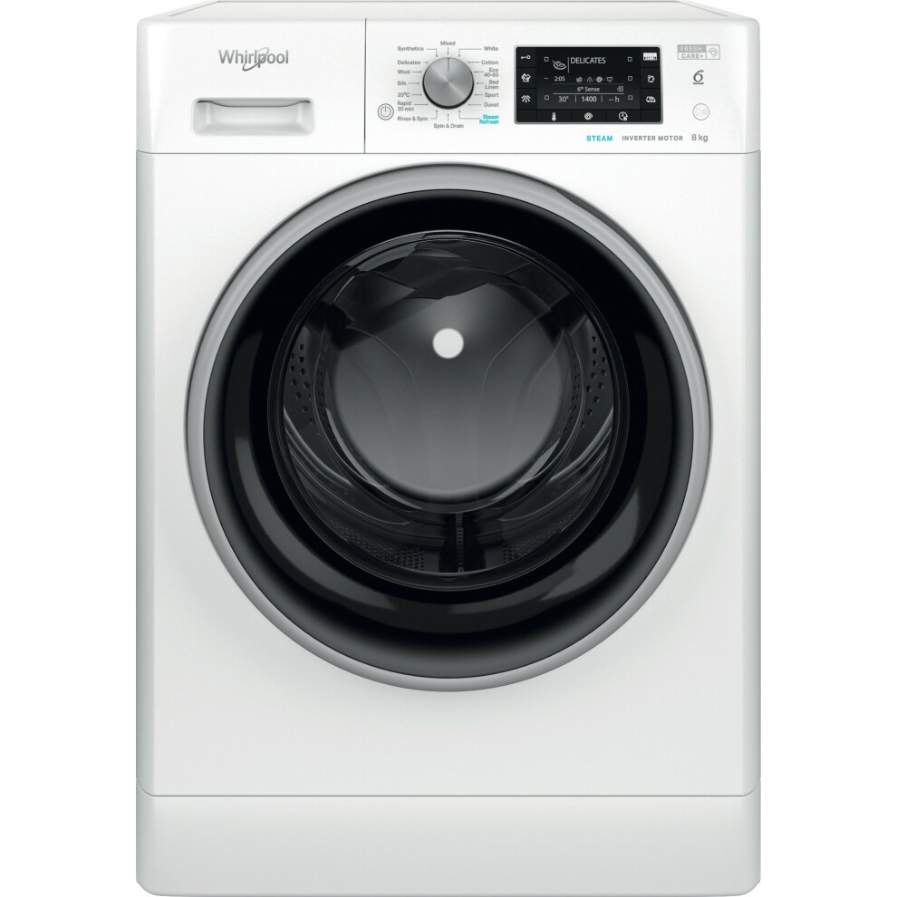 Whirlpool FFD 8489 BSV UK 8Kg Washing Machine White 1400 RPM A Rated