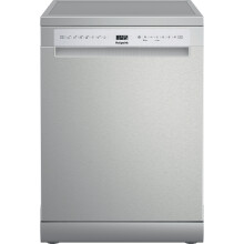Hotpoint H7FHS51XUK Standard Dishwasher - 14 Place Settings, 3D Zone Wash, AutoDry, Silver, B Rated