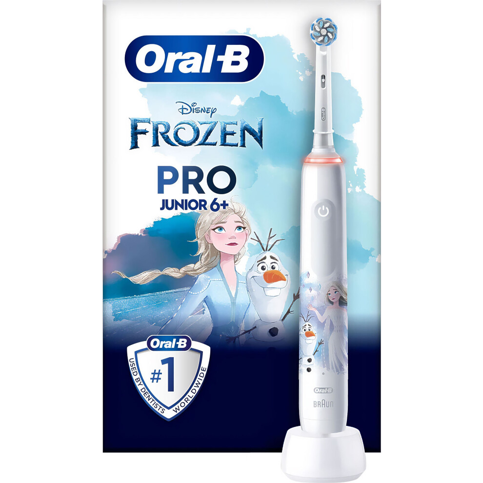 Oral-B Pro 3 Frozen Electric Toothbrush for Kids - White